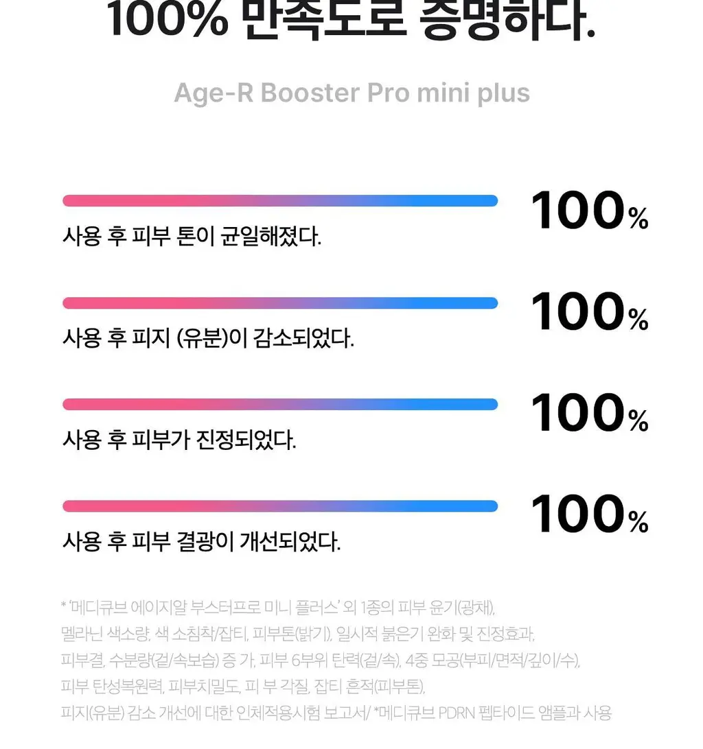 [스킨부스팅] 메디큐브 에이지알 미니플러스 핑크/베이지/짱구 에디션 상세페이지 44